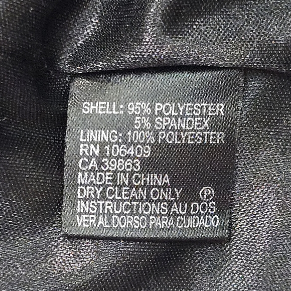 Tahari ASL Black Sleeveless Dress Gold Accents Neckline Cutout - Picture 6 of 6